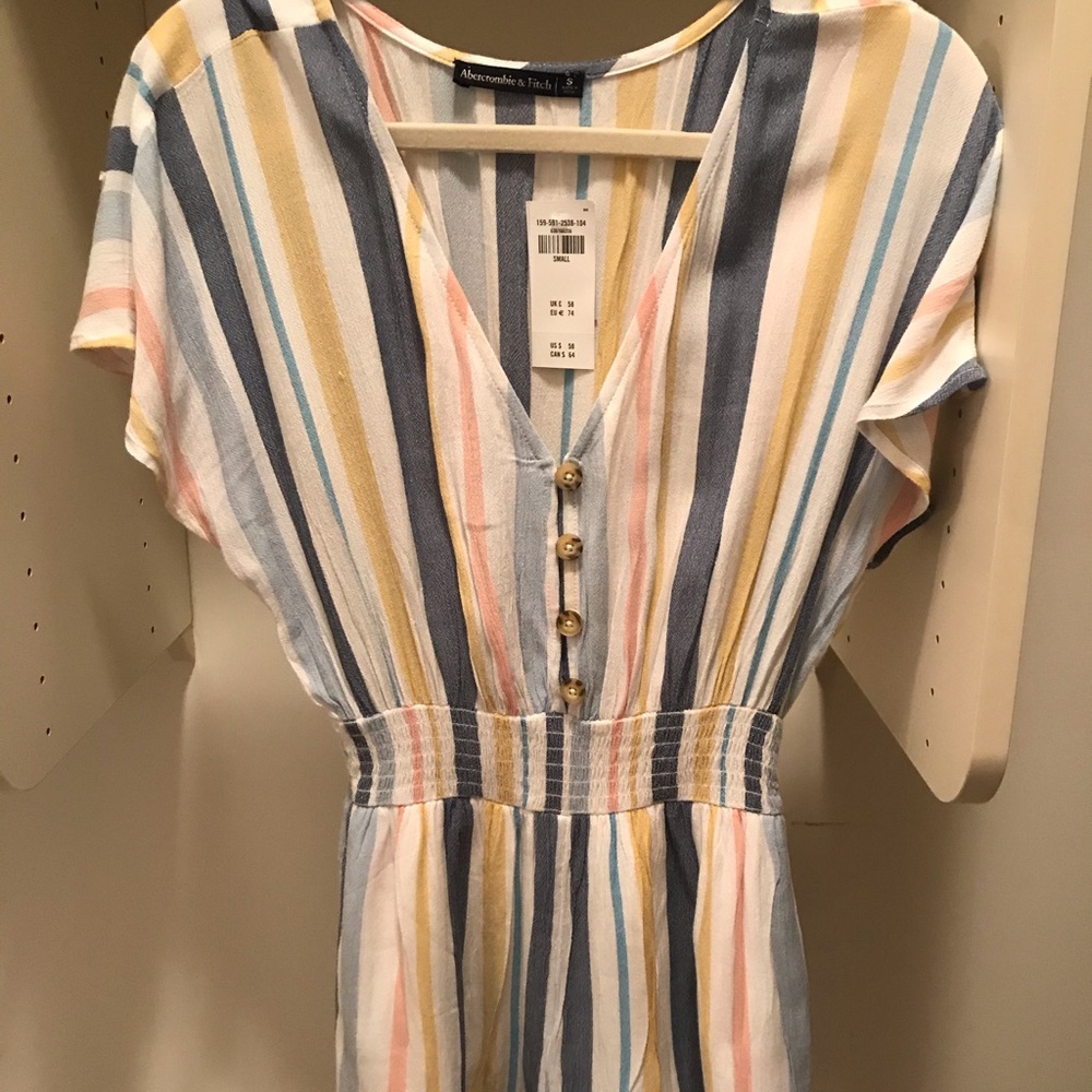 Abercrombie & Fitch striped romper